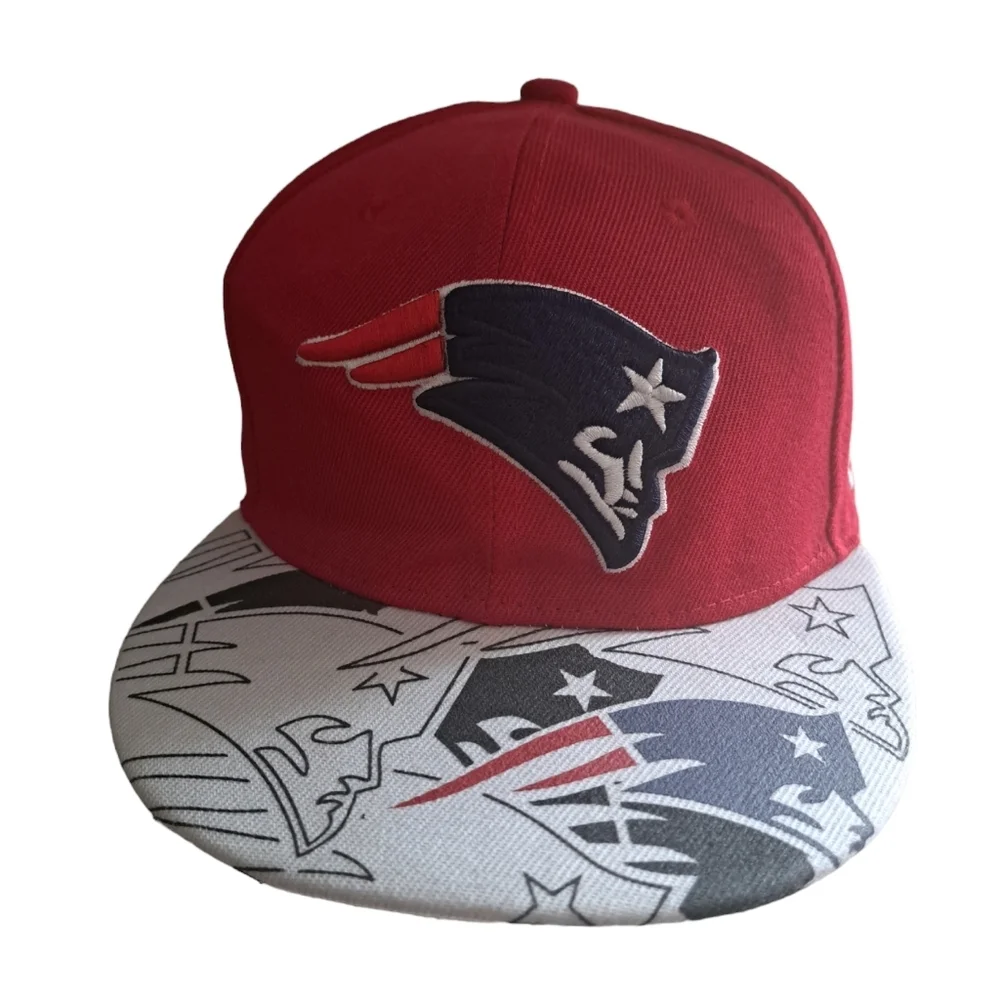 General Merchandise NEW ERA FITS NFL PATRIOTS adjustable cap hat snap back red - Picture 2 of 7